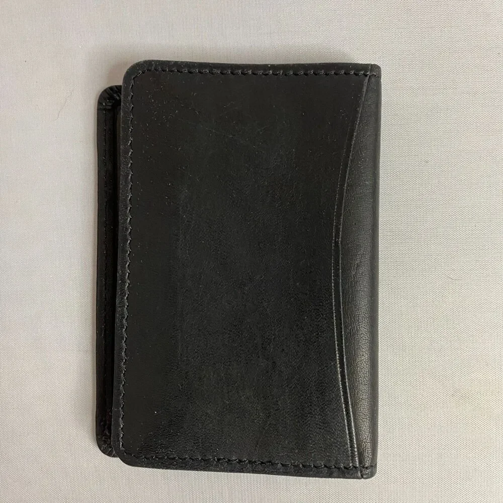 #7955 WILSON AND BUXTON Black Leather Wallets